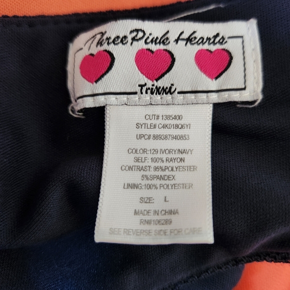 Navy Size Large Dress - Picture 2 of 2